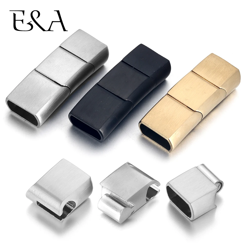 Leatherwork Diy - Extended Stainless Steel Clasp Three Parts