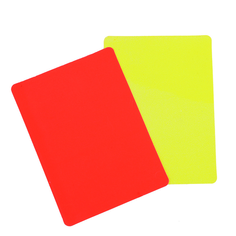 Leatherwork Tool Kit - Referee Red Yellow Cards Set With