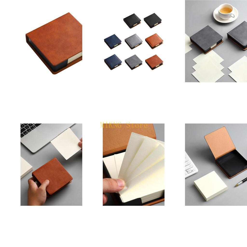 Leatherworker Name - Fashion Sticky Note Box Leather Memo