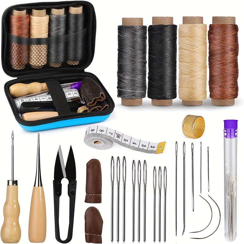 Leatherwork Tool Kit - [Leather Working Kit] Leather Sewing Kit