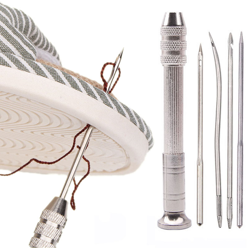 Leatherwork Tool Kit - Leather Sewing Awl Set Replaceable Multifunctional