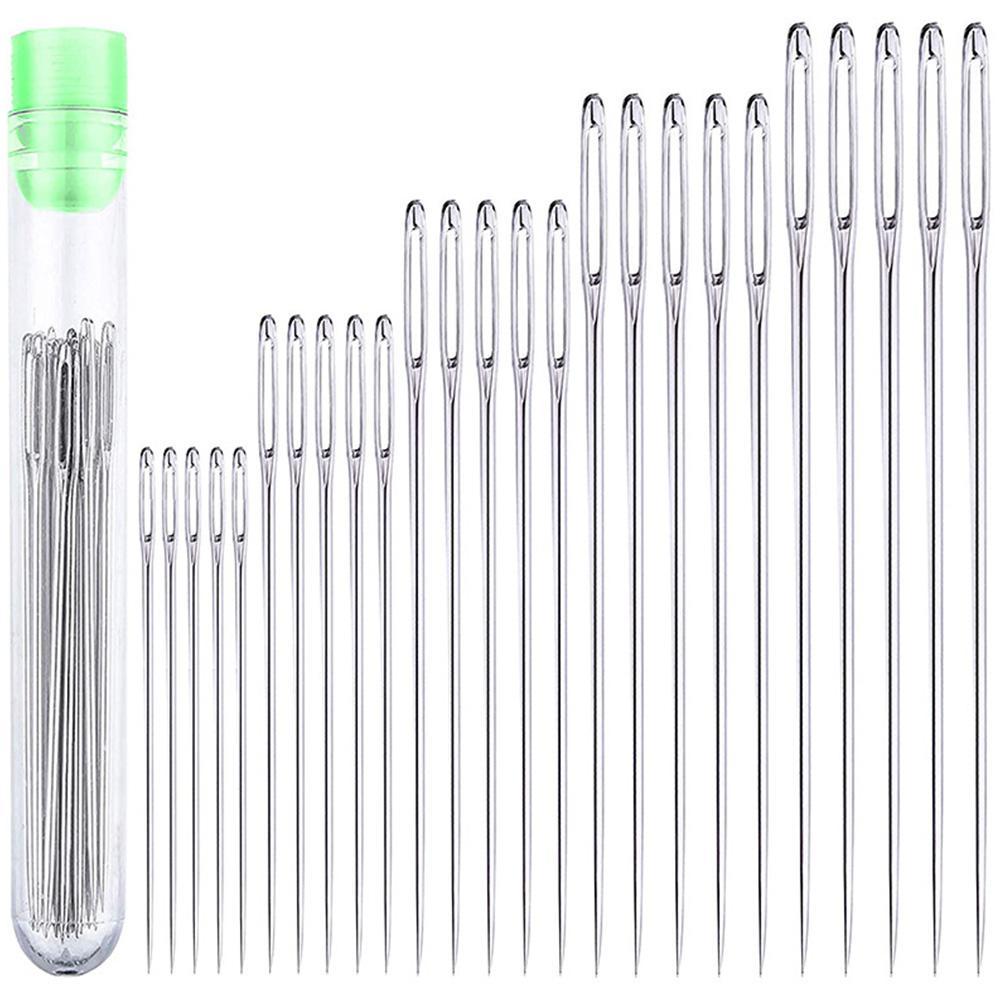 Leatherwork Tool Kit - 25 Pcs Large Eye Stitching Needles