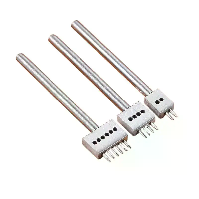 3Pcs Manual Leather Hole Punch - Leatherwork Tool Kit ulasan dan harga
