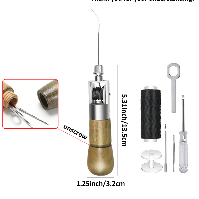 Professional Leather Sewing Aw - Leatherwork Tool Kit ulasan dan harga