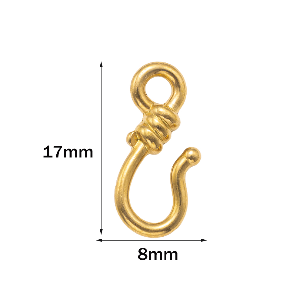 5pcs Stainless Steel S Shape H - Leatherwork Diy ulasan dan harga