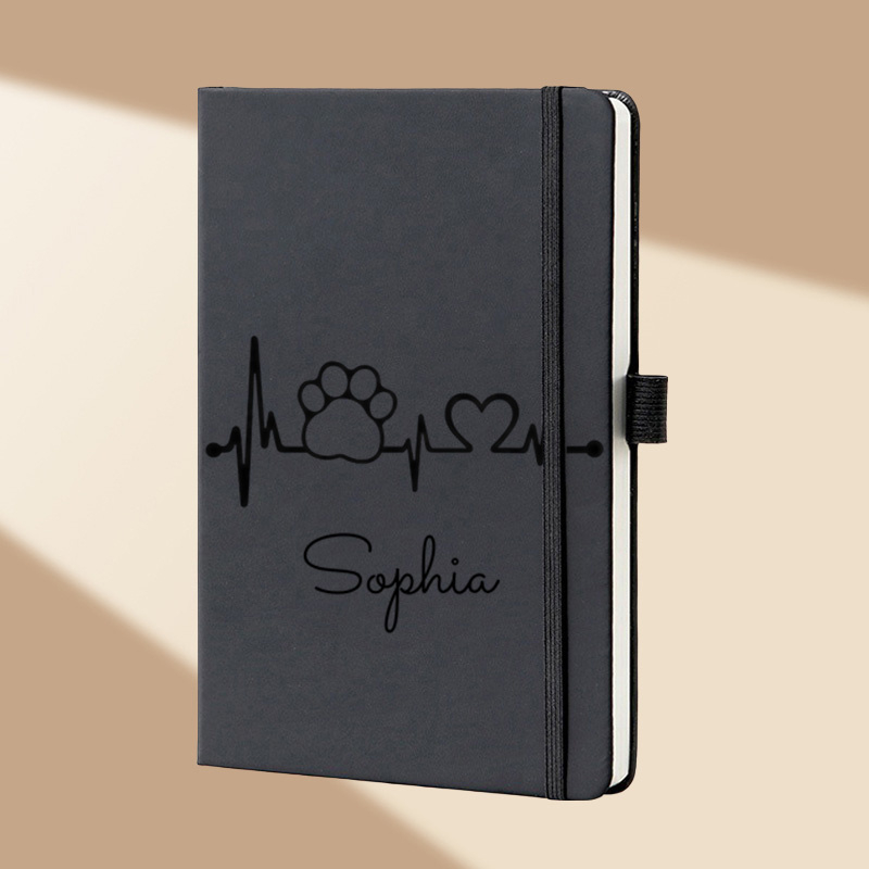 Custom Name Floral Monogram A5 - Leatherwork Journal ulasan dan harga