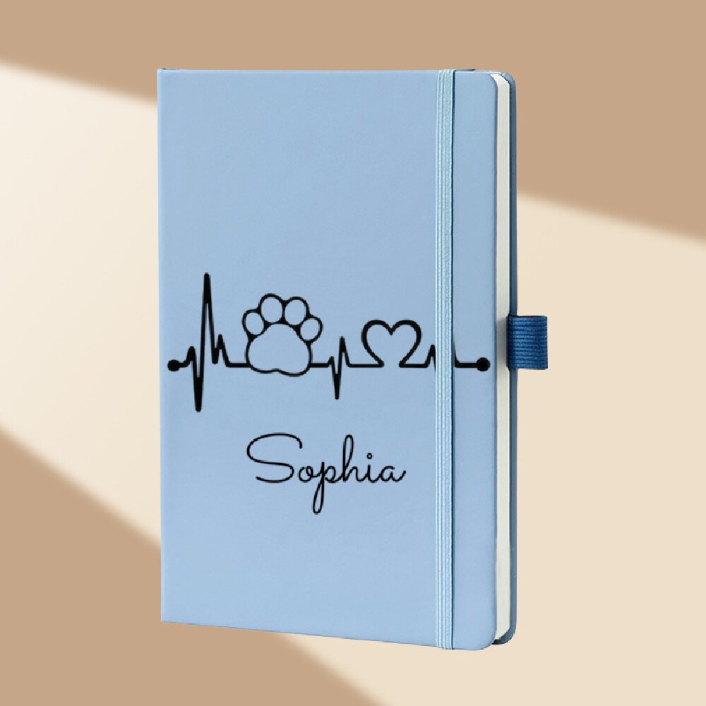 Custom Name Floral Monogram A5 - Leatherwork Journal ulasan dan harga