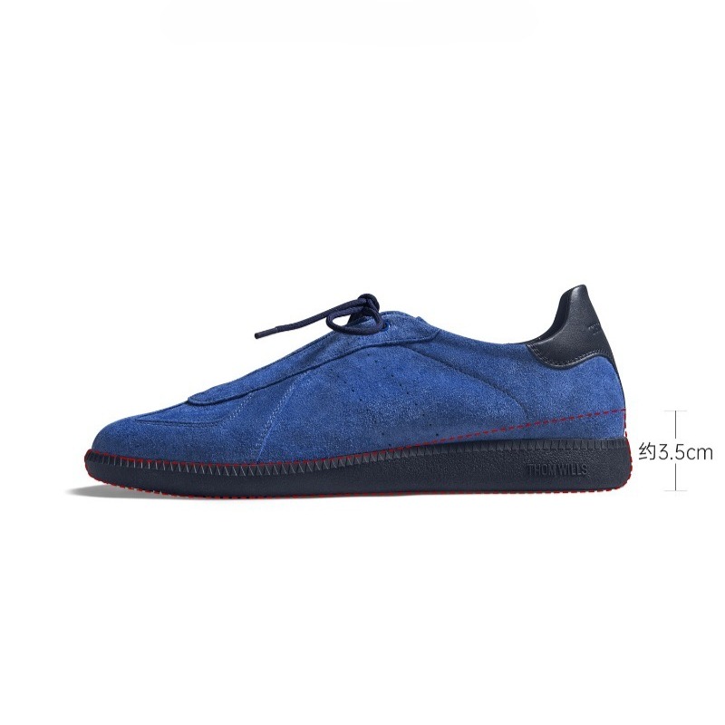 Luxury Cowhide Sneakers Blue C - Leatherwork Training ulasan dan harga