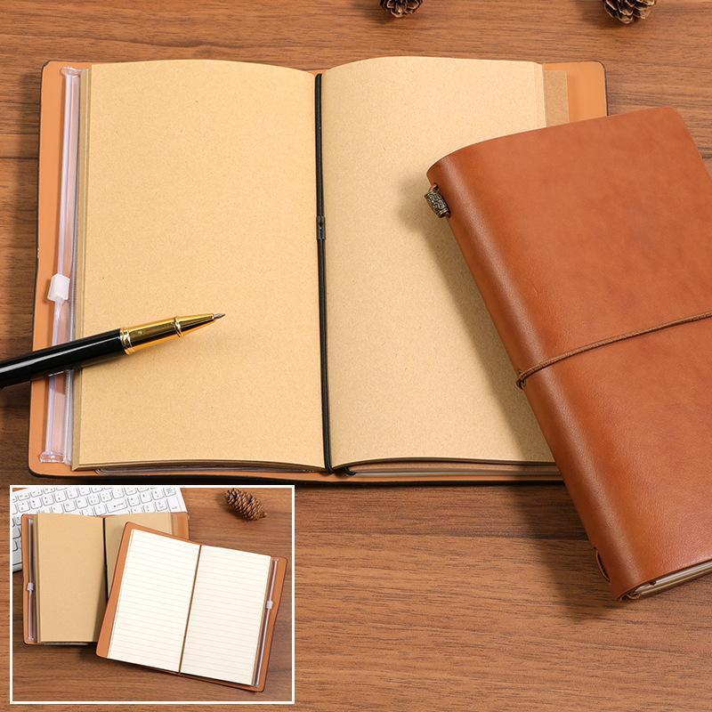 Vintage PU Leather Refillable  - Leatherwork Journal ulasan dan harga