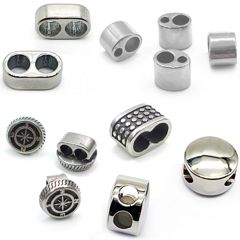 4Pcs Stainless Steel Beads Spa - Leatherwork Diy ulasan dan harga