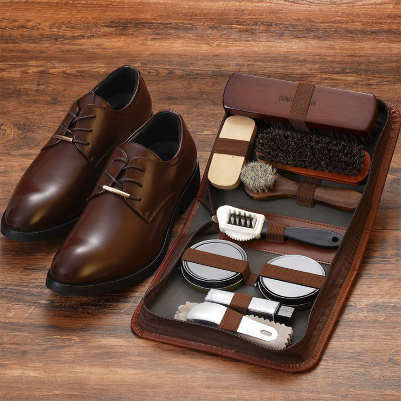 HorseHair Shoe Brush Set Leath - Leatherwork Tool Kit ulasan dan harga