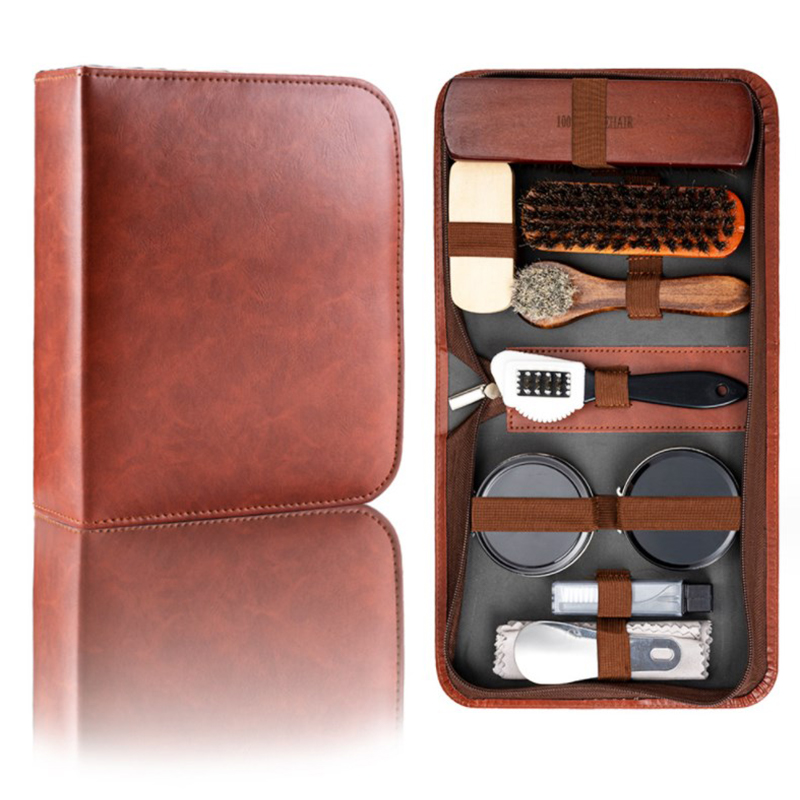 HorseHair Shoe Brush Set Leath - Leatherwork Tool Kit ulasan dan harga