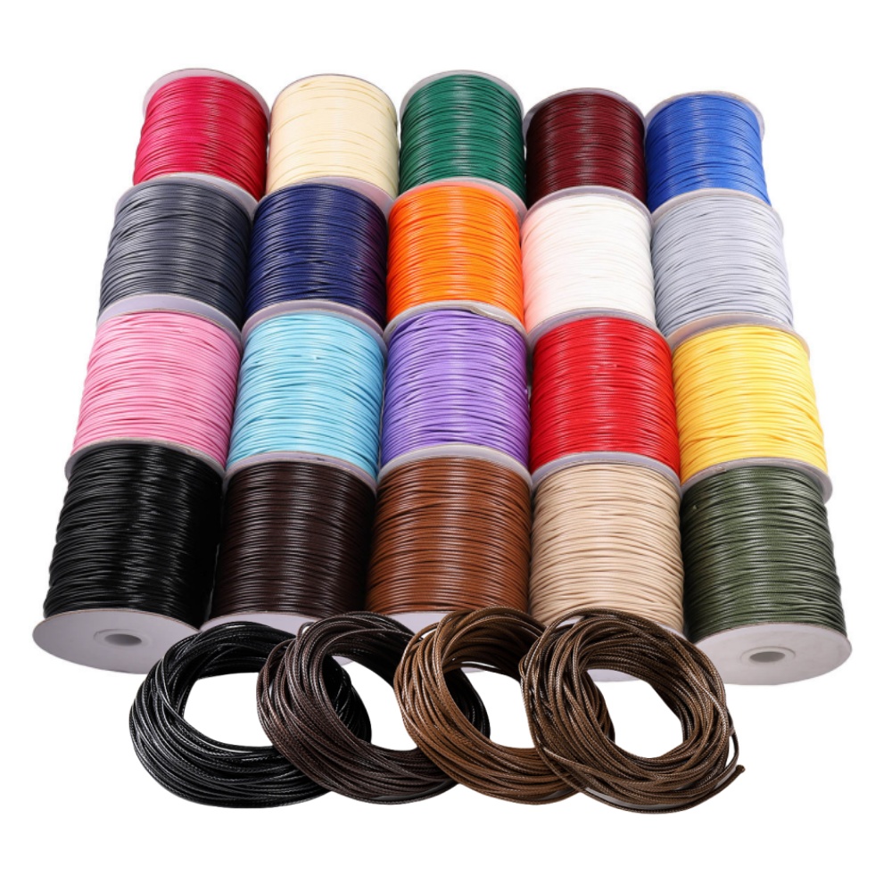 10M/Lot 0.5-2.5mm Leather Line - Leatherwork Diy ulasan dan harga