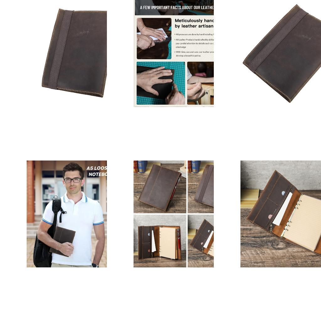 Journal Cover with Genuine Lea - Leatherwork Journal ulasan dan harga
