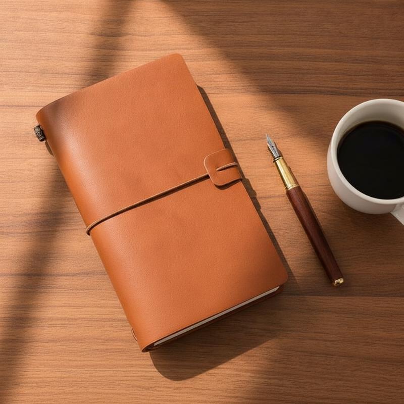 PU Leather Vintage Refillable  - Leatherwork Journal ulasan dan harga