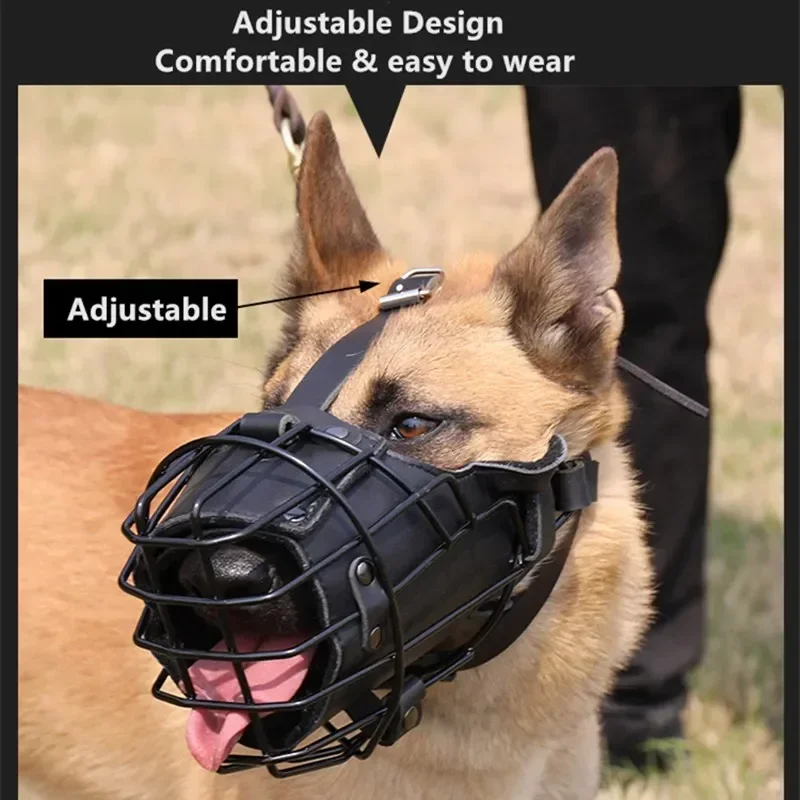 Mouth Cage German Shepherd Dog - Leatherwork Training ulasan dan harga