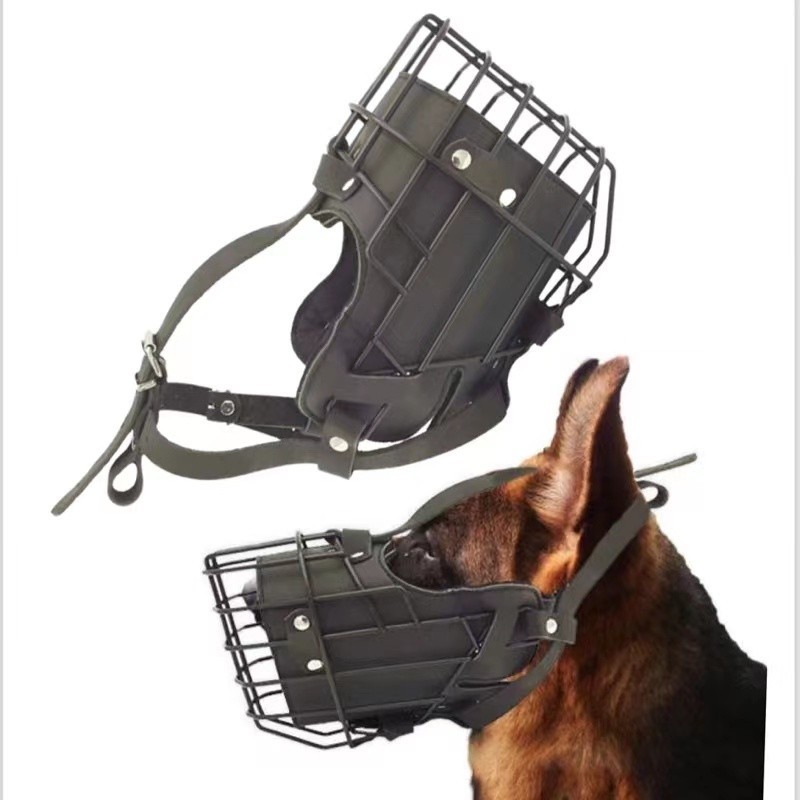 Mouth Cage German Shepherd Dog - Leatherwork Training ulasan dan harga