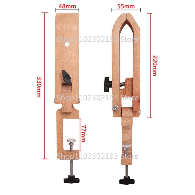 Foldable Wooden Clamp Adjustab - Leatherwork Clamp ulasan dan harga