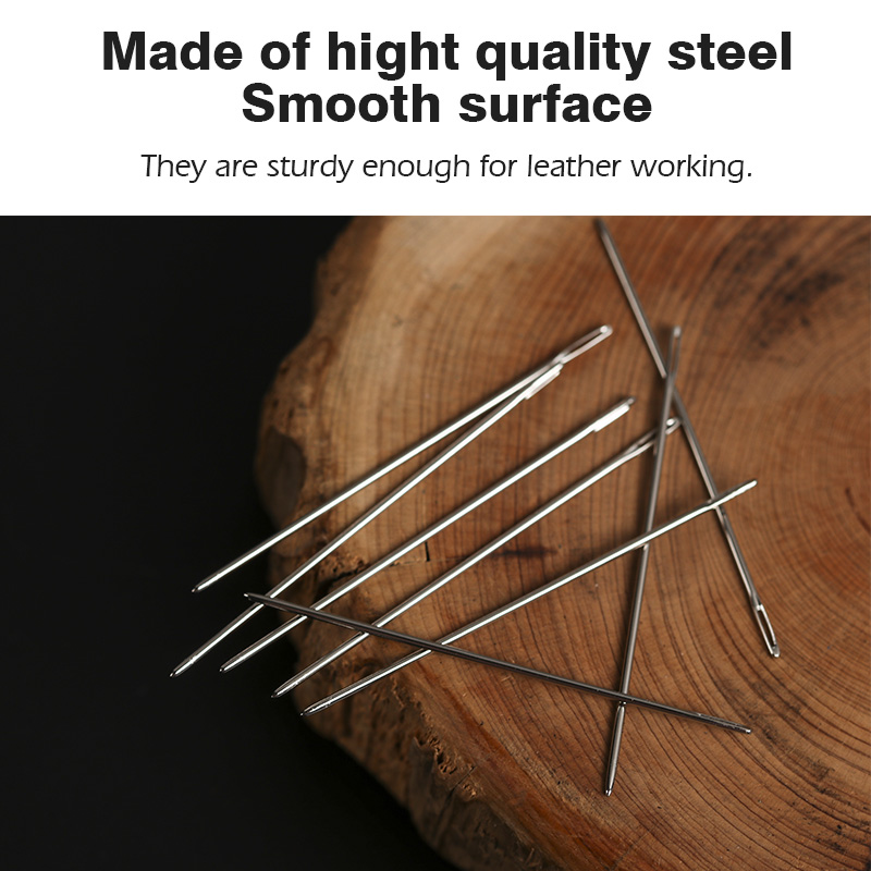 WUTA 12pcs Leathercraft Sewing - Leather Needle Harness ulasan dan harga