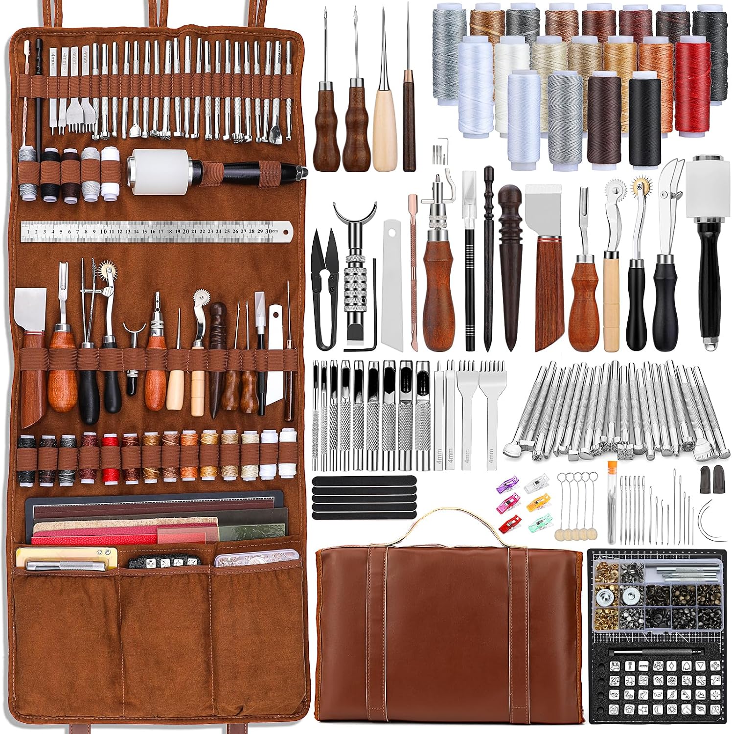 Leather Tooling Kit Leather Cr - Leatherwork Tool Kit ulasan dan harga