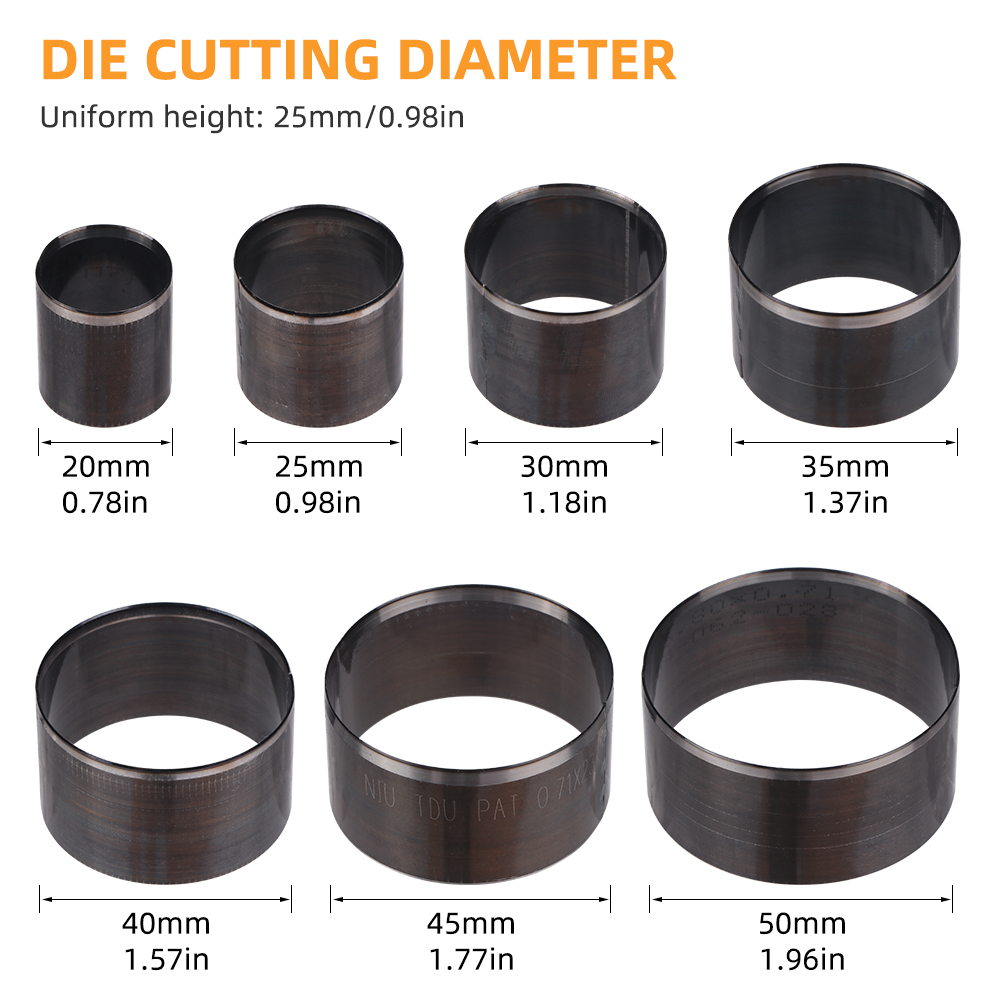 QJH 7Pcs Sharp Leather Cutting - Leatherwork Tool Kit ulasan dan harga