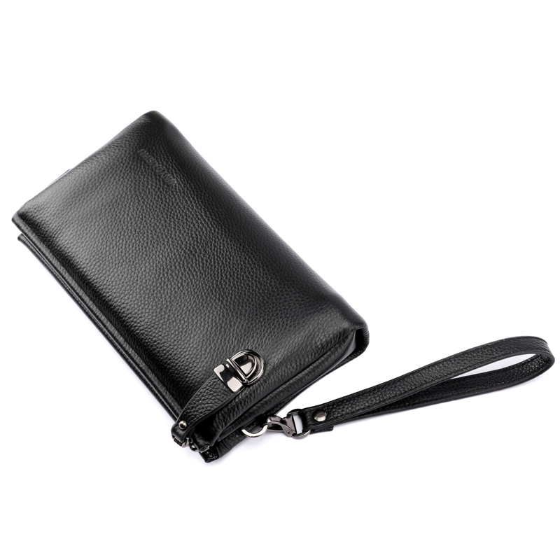 2025 Hand Bag Men Real Cowhide - Leatherwork Clamp ulasan dan harga