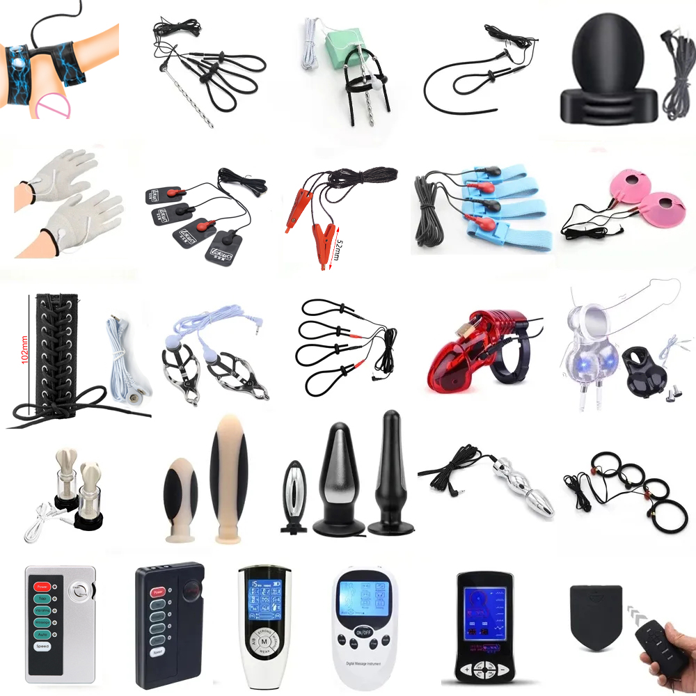 Electro E-stim Toy Massage Sti - Leatherwork Clamp ulasan dan harga