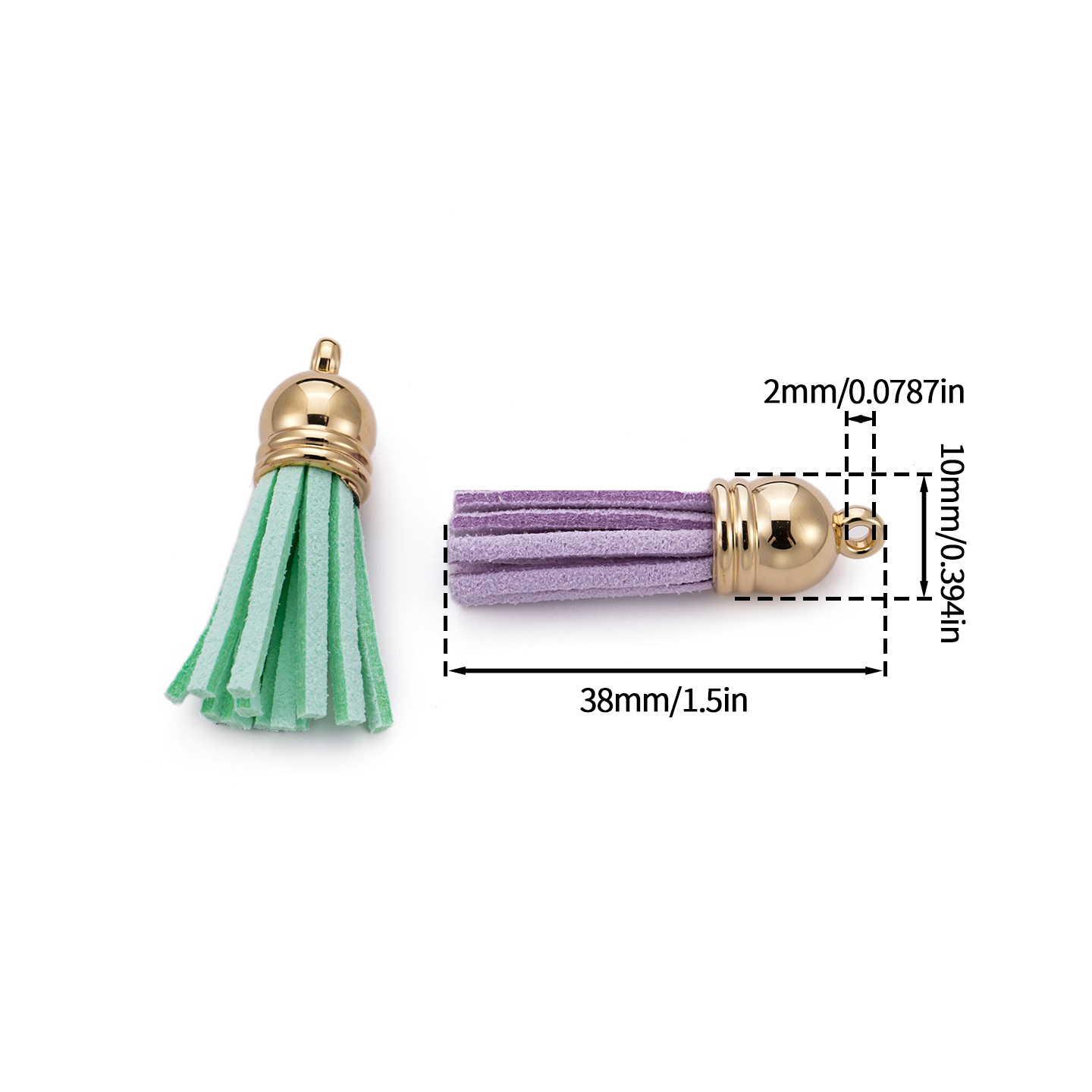 20pcs/Lots Tassel Synthetic Su - Leatherwork Diy ulasan dan harga