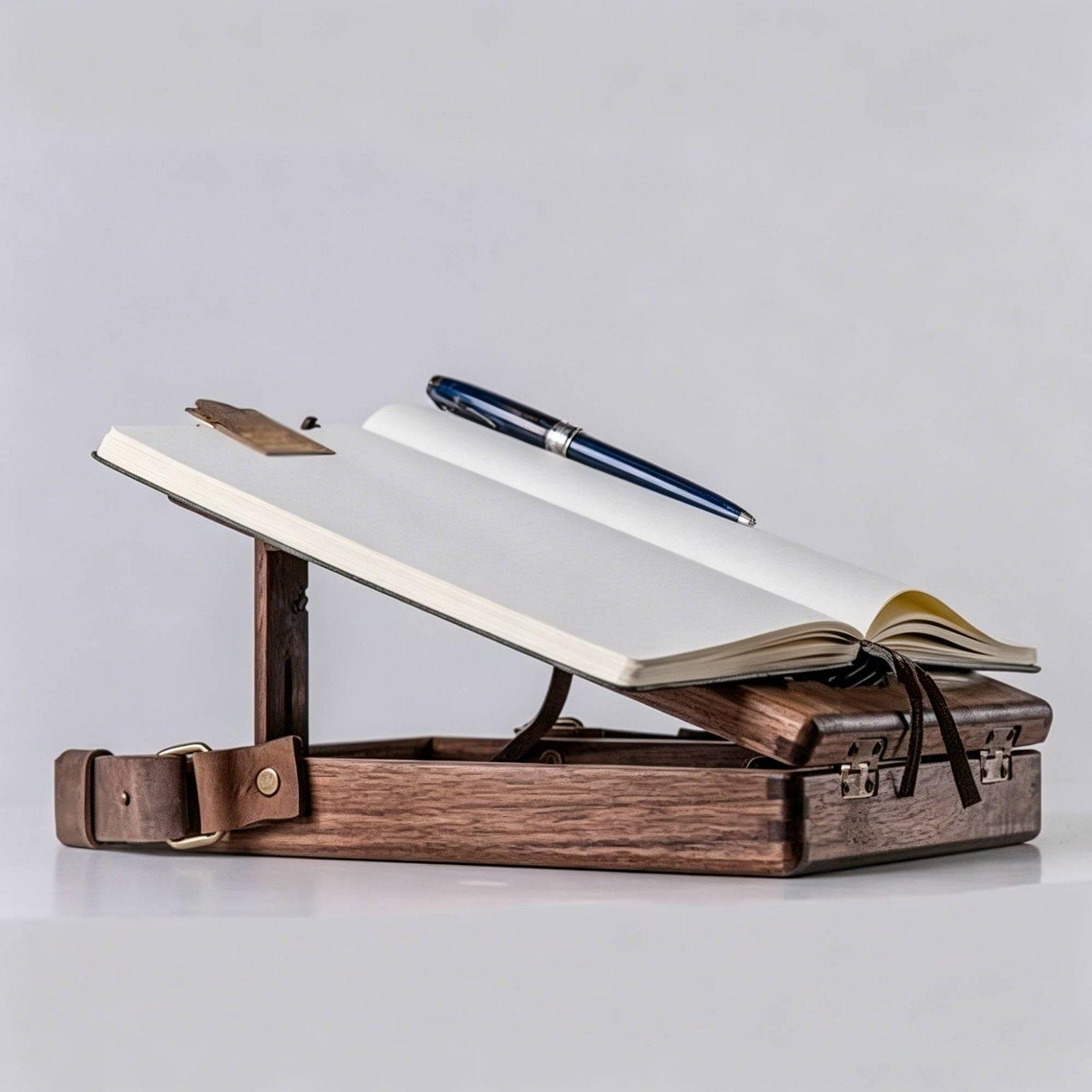 Wood Messenger Storage Case wi - Leatherwork Journal ulasan dan harga