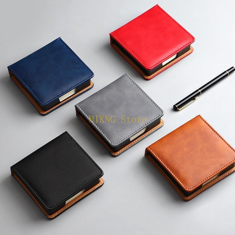 Fashion Sticky Note Box Leathe - Leatherworker Name ulasan dan harga