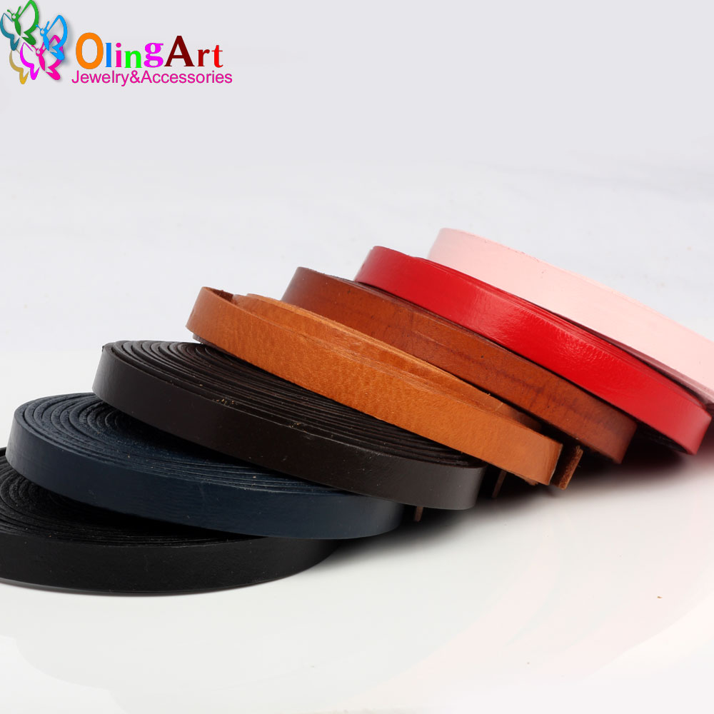 OlingArt 10*2mm 1Yard/Lot Mult - Leatherwork Diy ulasan dan harga