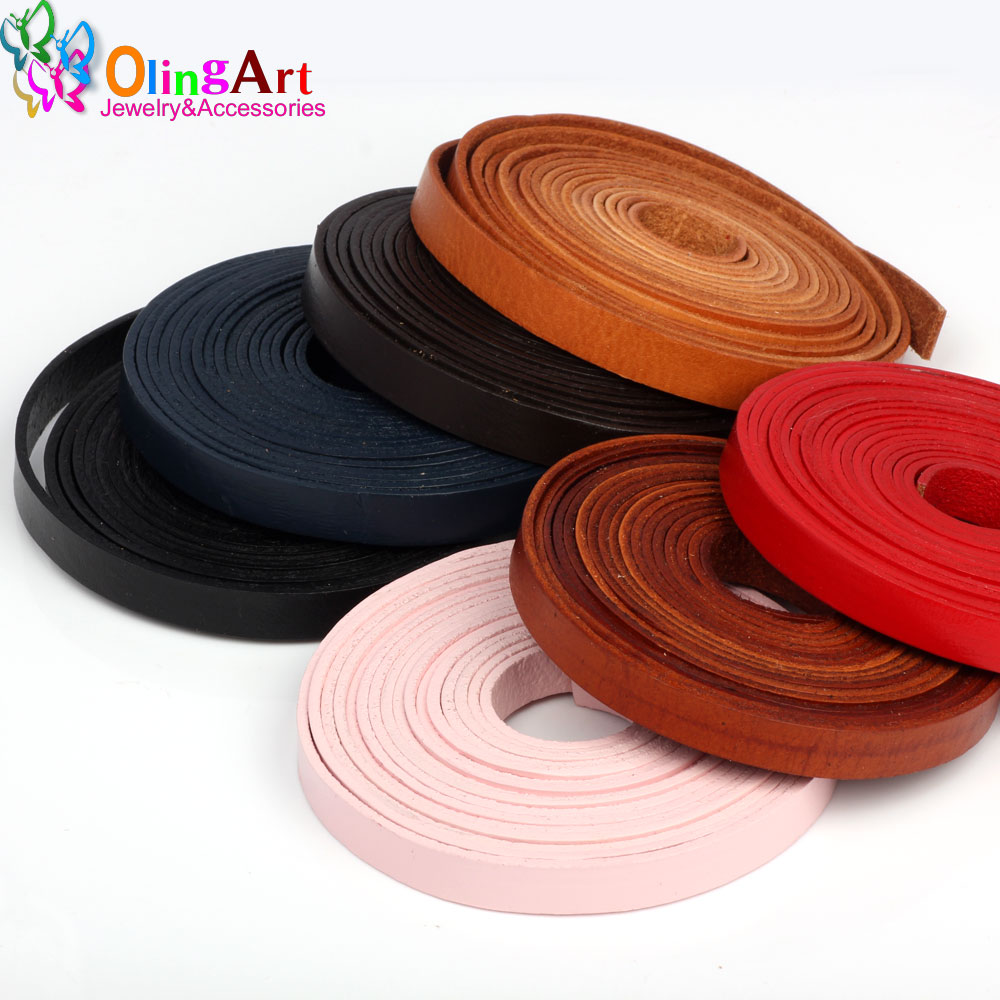 OlingArt 10*2mm 1Yard/Lot Mult - Leatherwork Diy ulasan dan harga