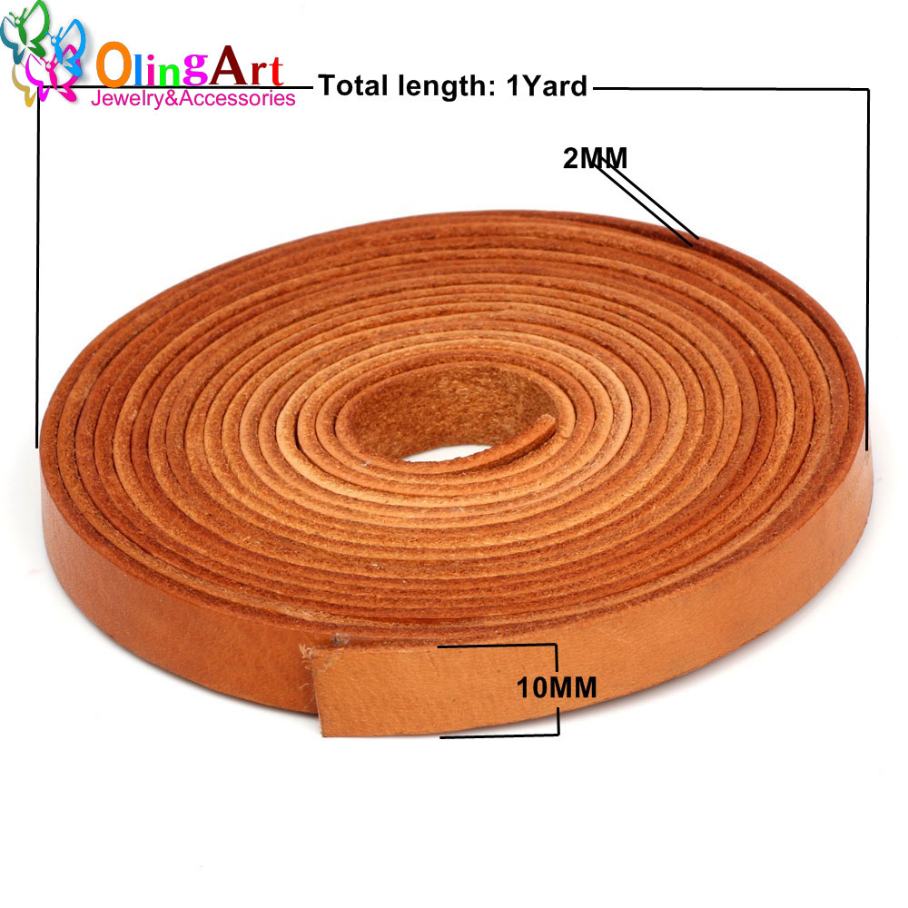 OlingArt 10*2mm 1Yard/Lot Mult - Leatherwork Diy ulasan dan harga