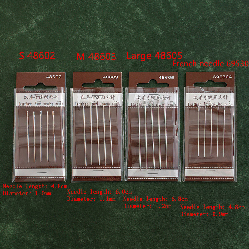 5pcs Sewing Needles Large Eye  - Leather Needle Harness ulasan dan harga
