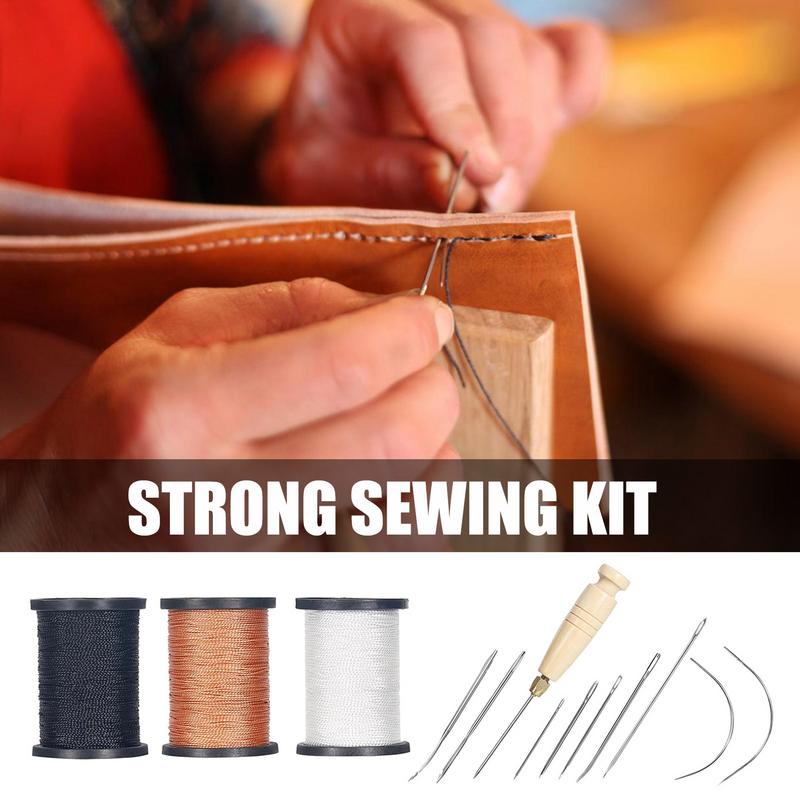 Leather Stitching Kit Heavy Du - Leatherwork Tool Kit ulasan dan harga