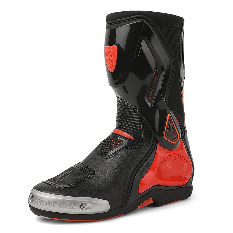 Men's Motorcycle Boots High To - Leatherwork Clamp ulasan dan harga