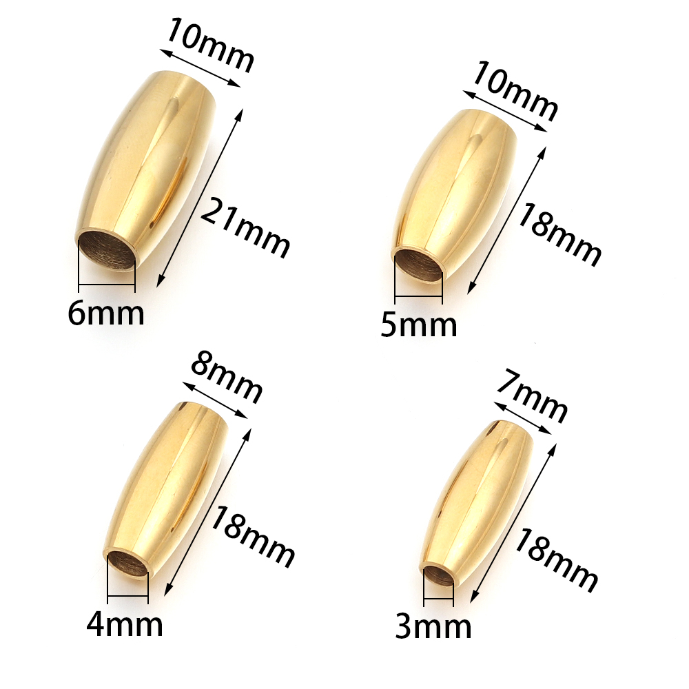 2pcs 3 4 5 6mm Stainless Steel - Leatherwork Diy ulasan dan harga