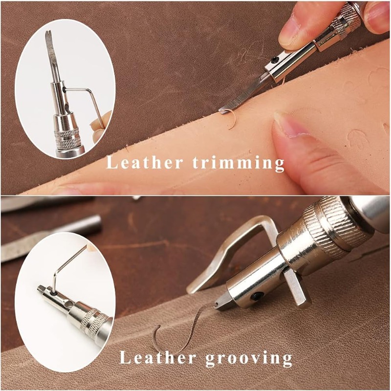 7 in 1 Pro Adjustable Leather  - Leatherwork Edge Beveler ulasan dan harga