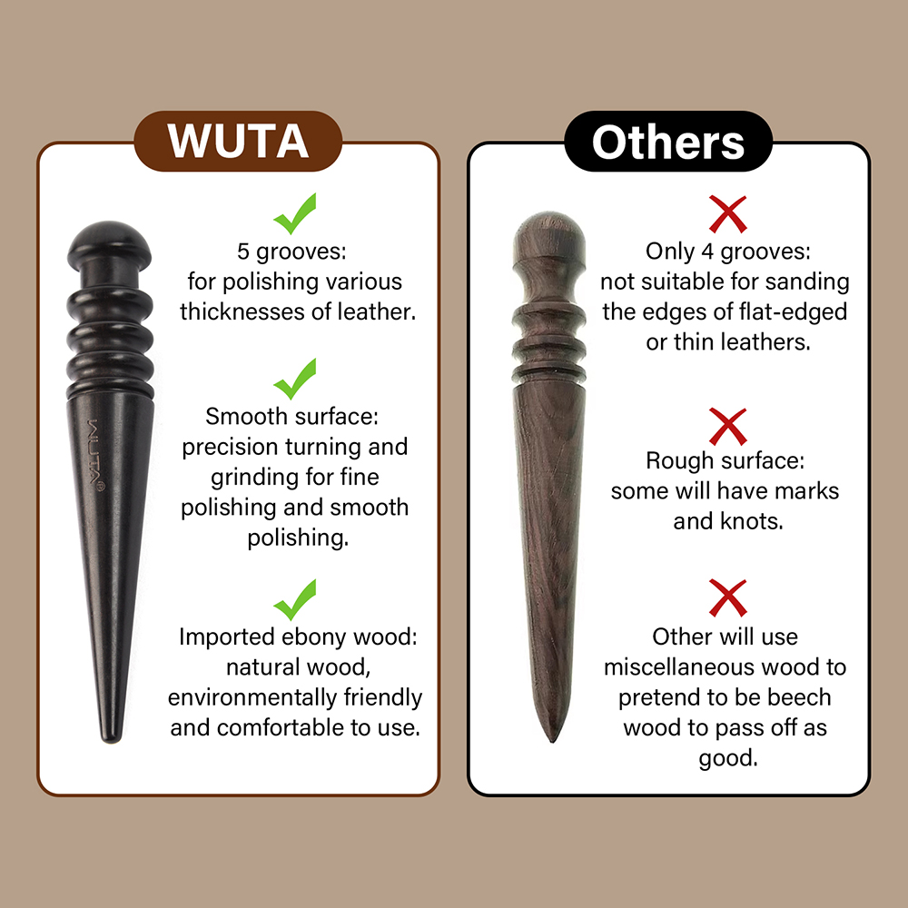 WUTA 1PC Pro Leather Edge Burn - Leatherwork Clamp ulasan dan harga