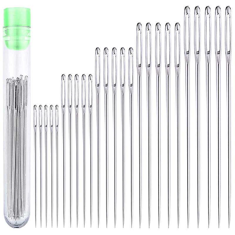 25 Pcs Large Eye Stitching Nee - Leatherwork Tool Kit ulasan dan harga