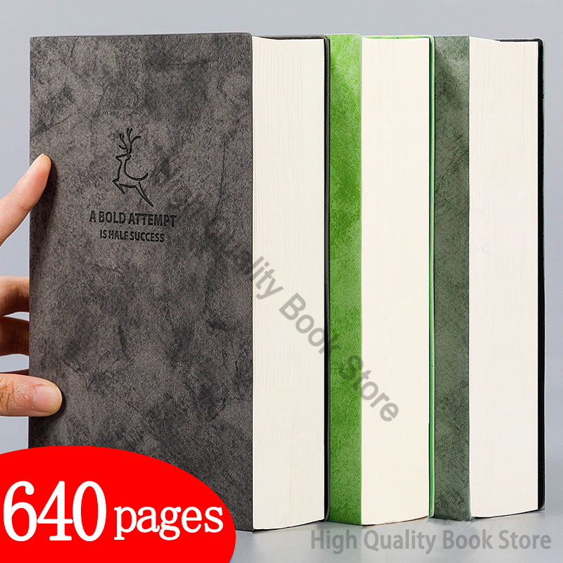 Super Thick Blank Book,80gsm,3 - Leatherwork Journal ulasan dan harga
