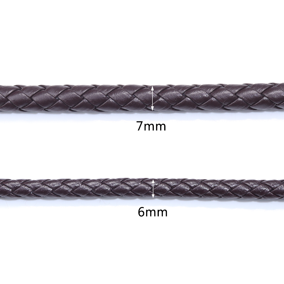5 Yards/lot 6/7mm Braided Leat - Leatherwork Diy ulasan dan harga