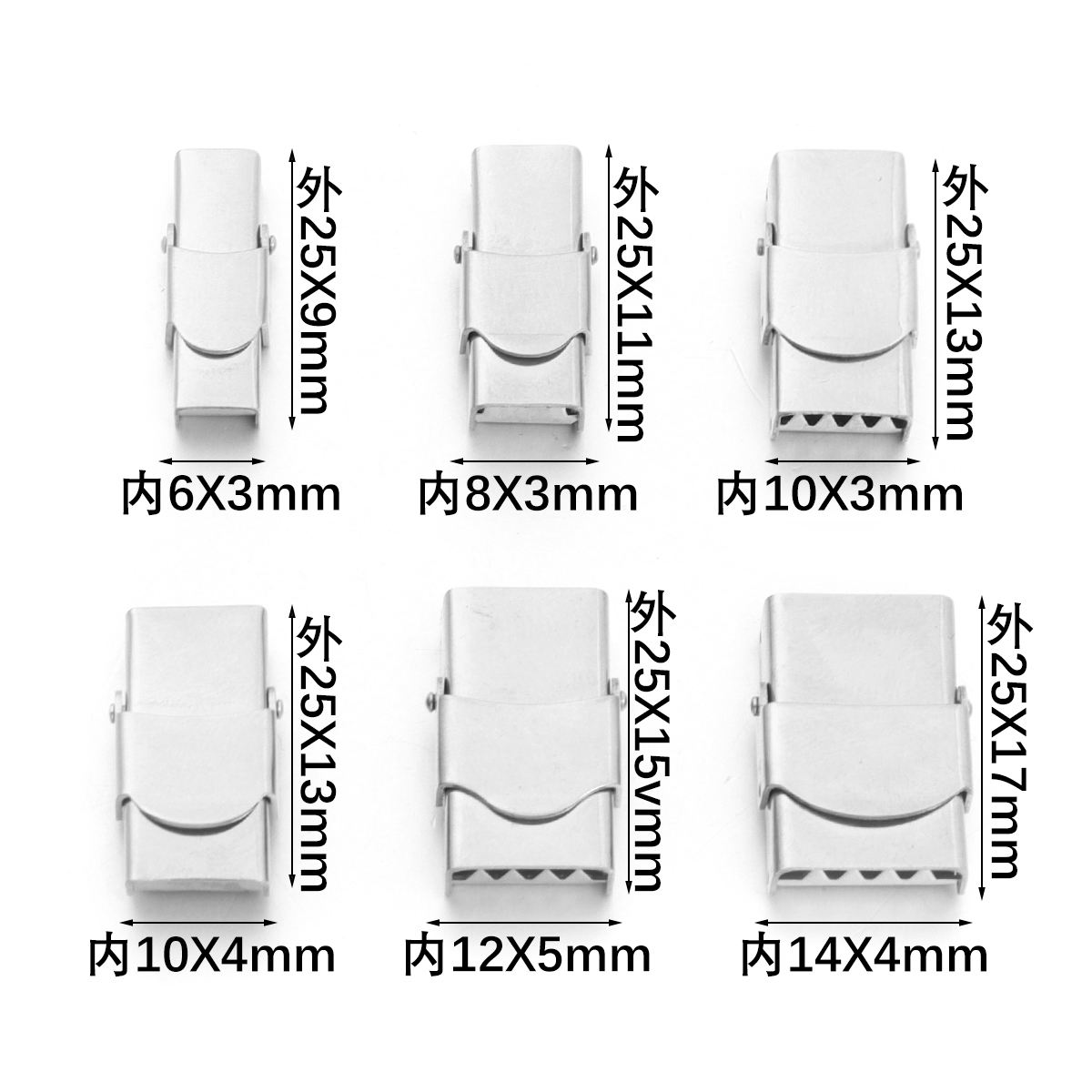 5Pcs Stainless Steel Clasp Cri - Leatherwork Diy ulasan dan harga